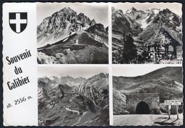 AK Souvenier du Galibier, Juli 1956, für Tour de France Fans