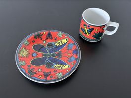 BOPLA Espressotassen Set Papillon & Butterfly