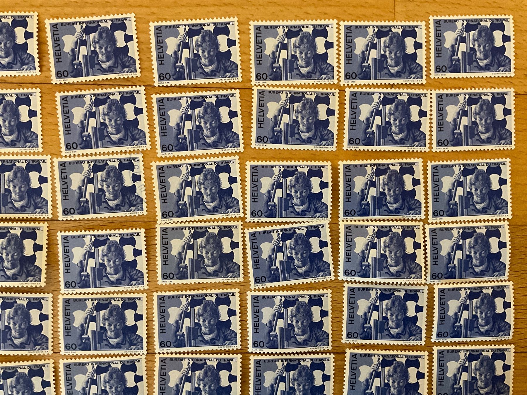 Tutti i francobolli: 60Fr Ämter Frankaturware ungestempelt postfrisch Sammlung – Nuovo (secondo la descrizione) da Wil SG venduto da Chefsugus 2