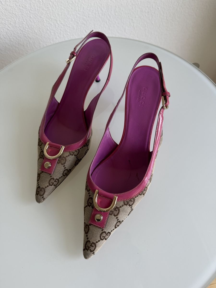 Gucci Chaussures femmes: Slingback monogramme Gucci vintage – D'occasion à Cressier FR par Kvito4ka 9