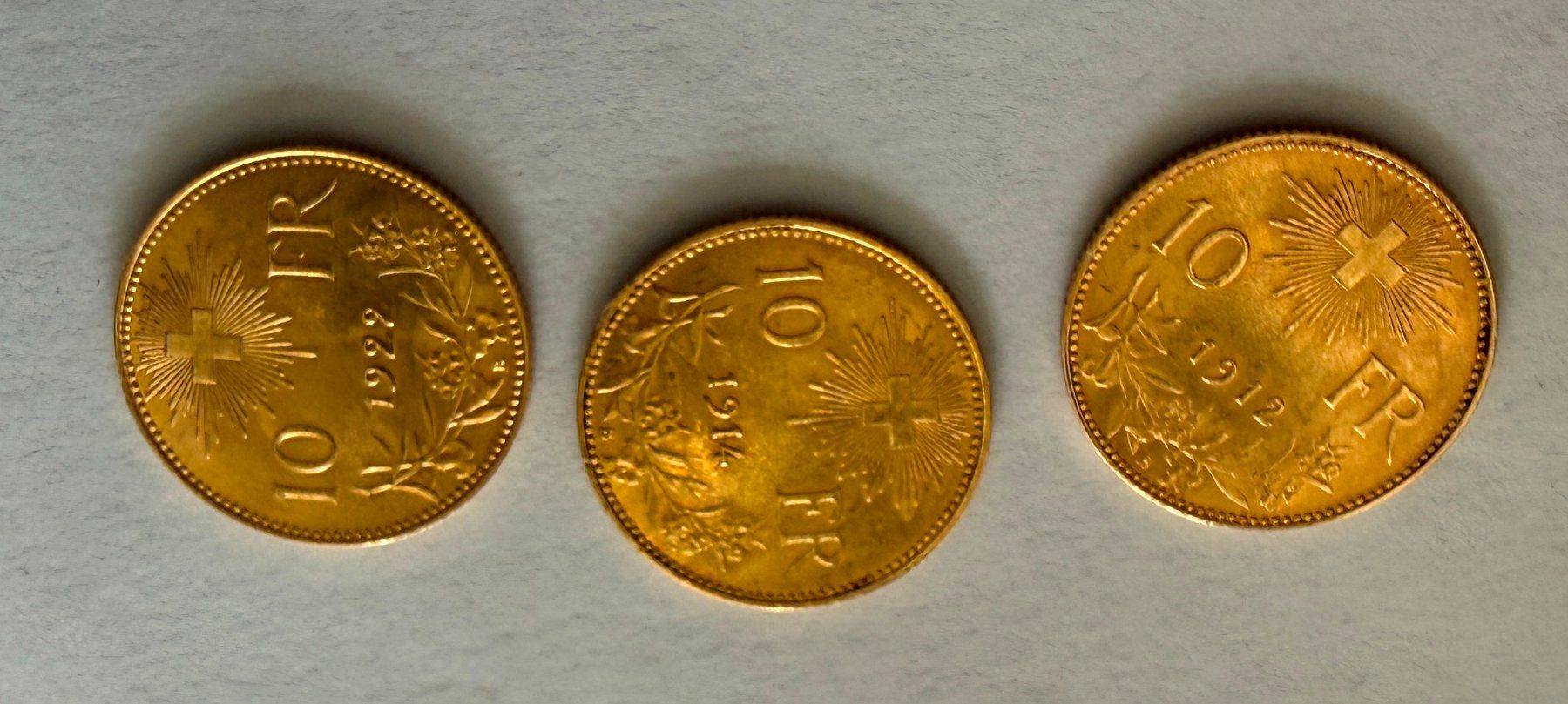 Alle Münzen: 10 Schweizer Franken Gold Goldvreneli 1914 – Neu (gemäss Beschreibung) aus Lodrino von mediwell 2