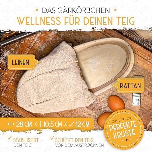 Backformen: Brotbackform Deckel Gärkorb 28cm Backform Gusseisen Brotform – Neu und originalverpackt aus Hundwil von pak_7zvn 4