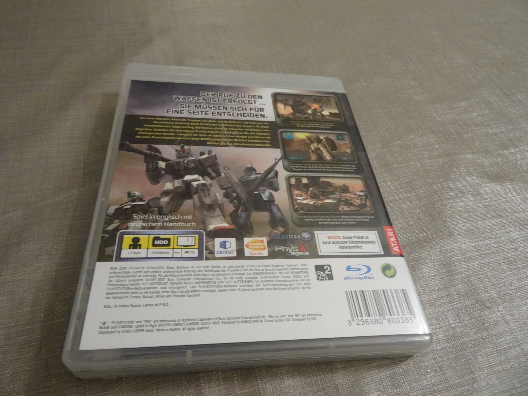 Sony Giochi: Mobile Suit Gundam: Target in Sight - PS3 – Usato da Olten venduto da Disc-Ausverkauf 2
