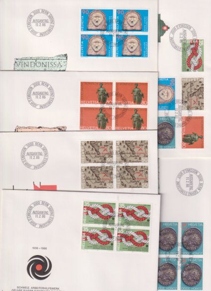 Alle Briefmarken: FDC-Serie 1986, Werbemarken 1 – Neu (gemäss Beschreibung) aus Koblenz von Boerse6