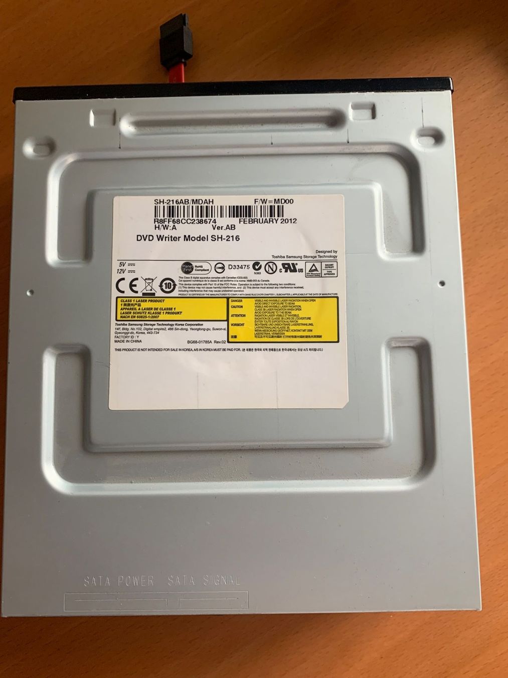 PC: Samsung DVD Writer Model SH-216 – Usato da luzern venduto da niko1