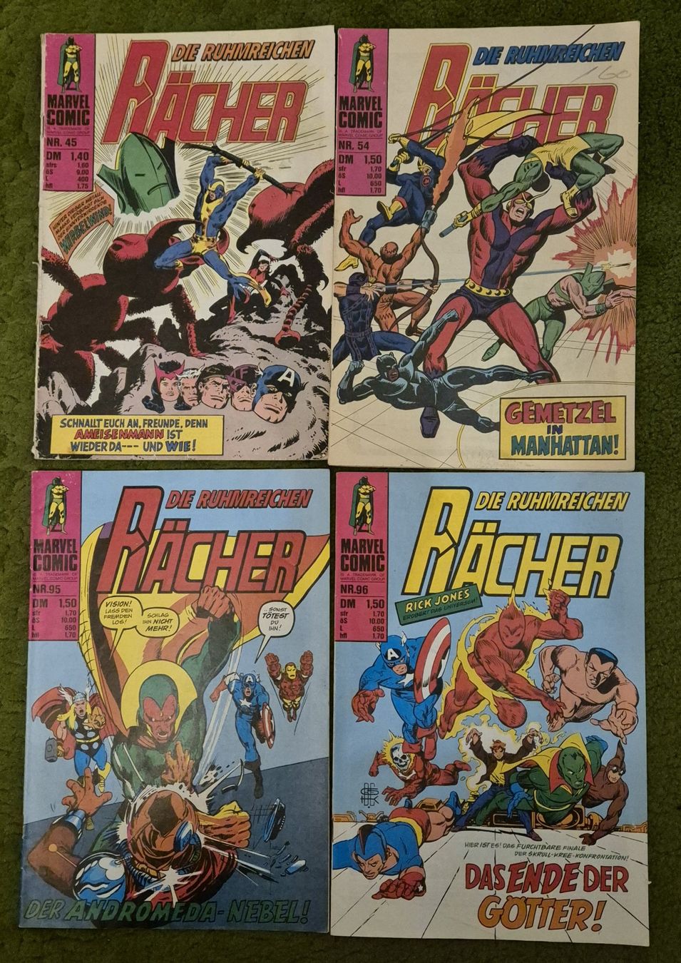 Comics: Die ruhmreichen Rächer / Marvel Comics / Williams / 8 Hefte – Gebraucht aus Chur von Schaf_60 1