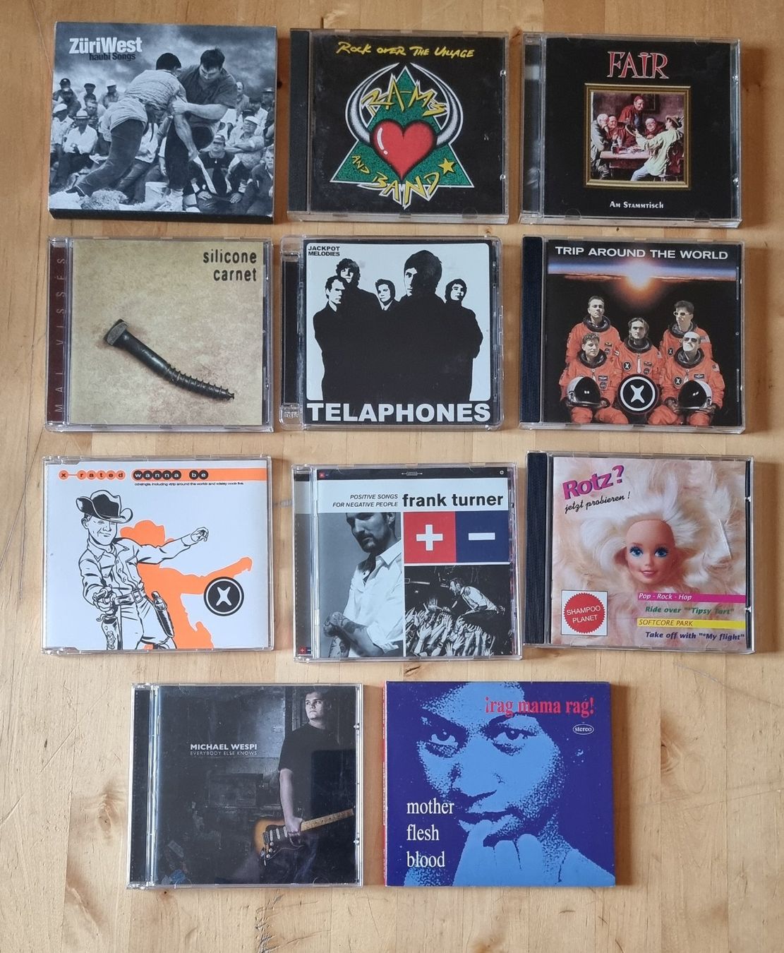 CDs: 11 CDs Schweizer Rock/Punk/Alternative/Pop (CH) – Gebraucht aus Luzern von Frizzz