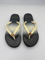 Tory Burch Zehentrenner, Flip Flop Creme/blau, Top!