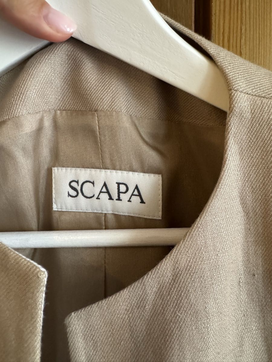 Scapa Vestiti: Scapa Leinen Kleid und Balzer Set, Beige, Grösse 38 – Usato da Zürich venduto da ahjelmer 7