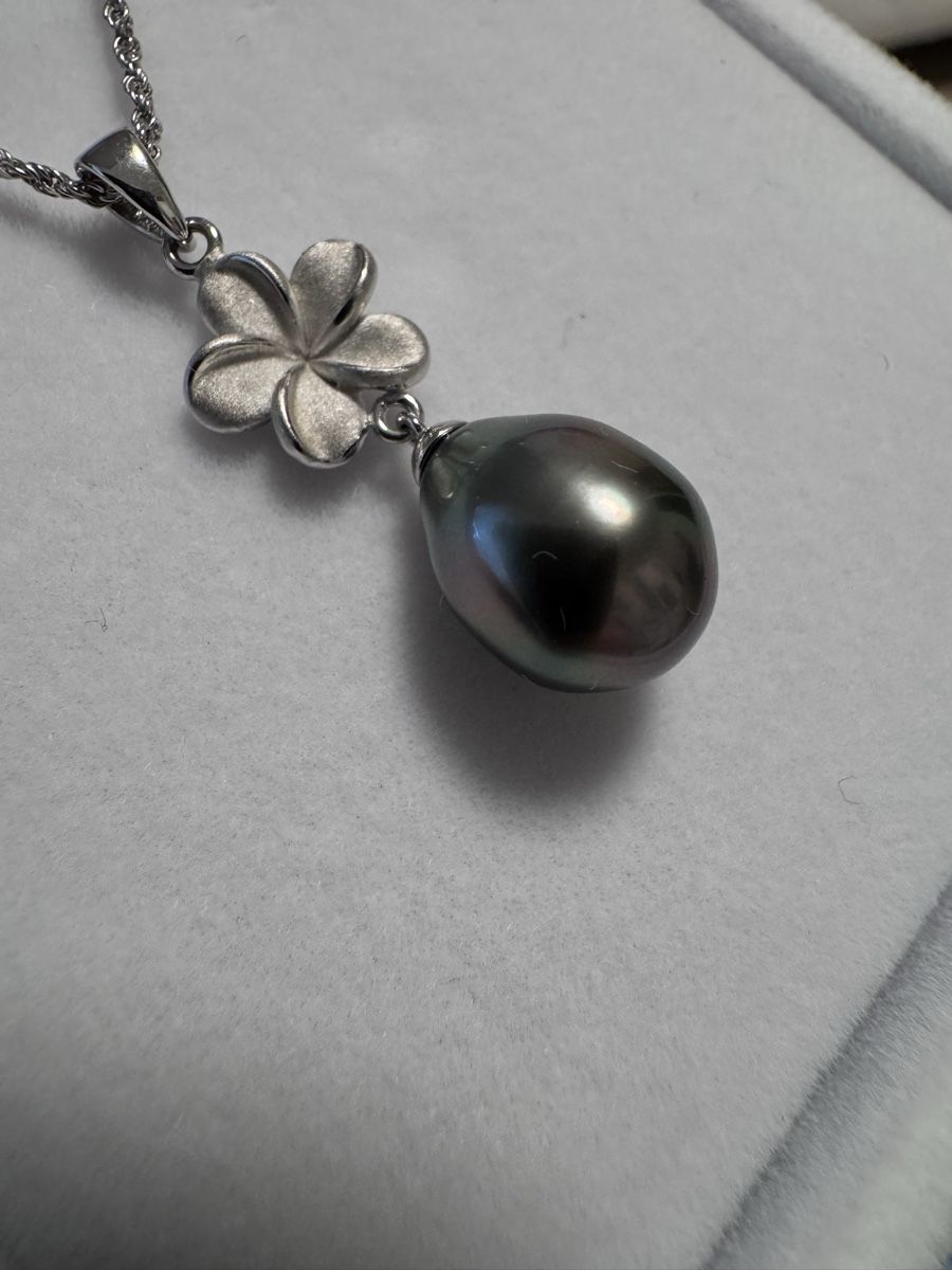 Perle (finte): Elegantes Tahiti-Perlen Set mit 925 Silber – Nuovo e nell'imballaggio originale da Schaan venduto da kse_rf29 4