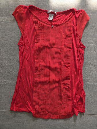 Rotes H&M Shirt, Bluse, Grösse S - Sommerlich und elegant!