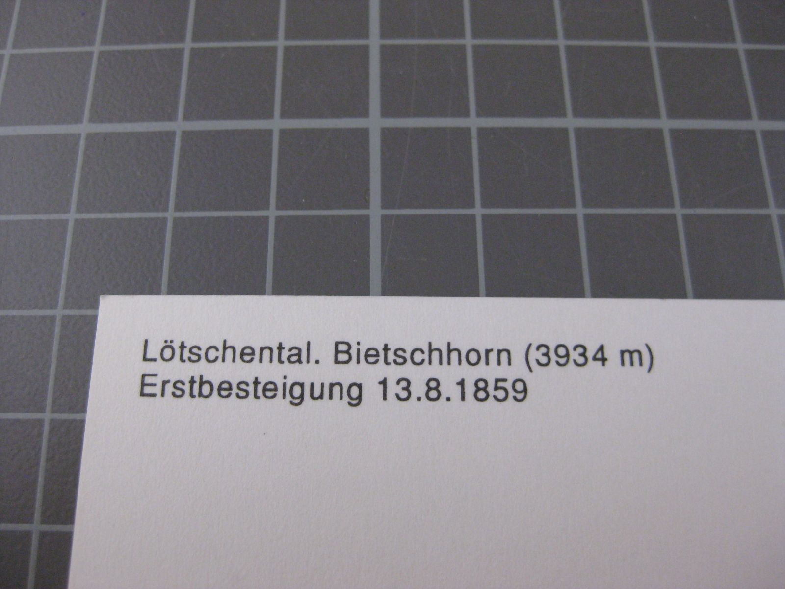 Cartoline postali: AK Lötschental Bietschhorn – Usato da Malters venduto da Marosko 2