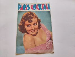 Vintage Erotik Zeitschrift Paris Cocktail von 1947