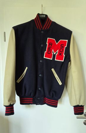 Original M Red Sox College Baseball Jacket