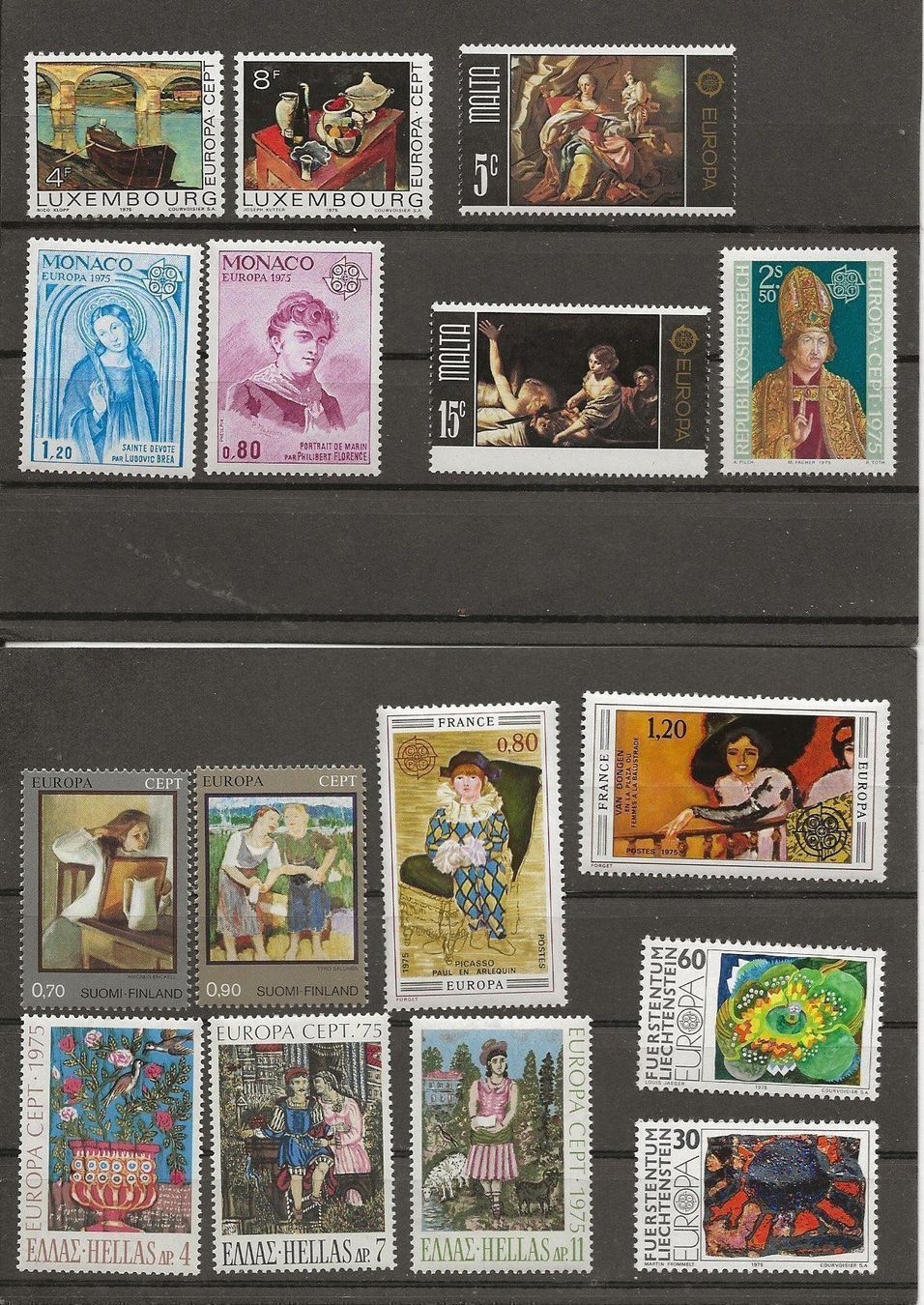 Tutti i francobolli: Europa Tous les pays 1975 ** – Nuovo (secondo la descrizione) da Sion venduto da PierreP01 1