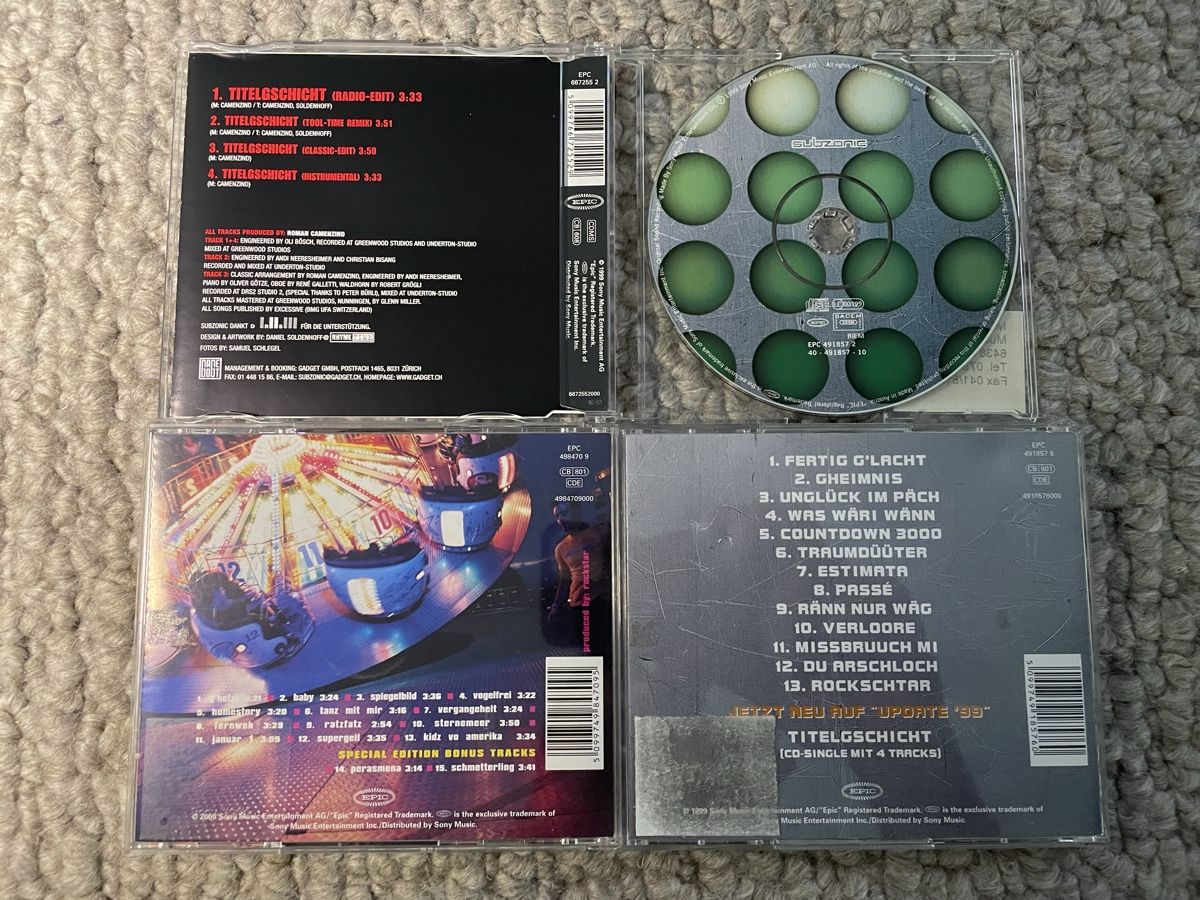 CD: 3x Subzonic – Nuovo (secondo la descrizione) da Reinach AG venduto da trigger7811 1