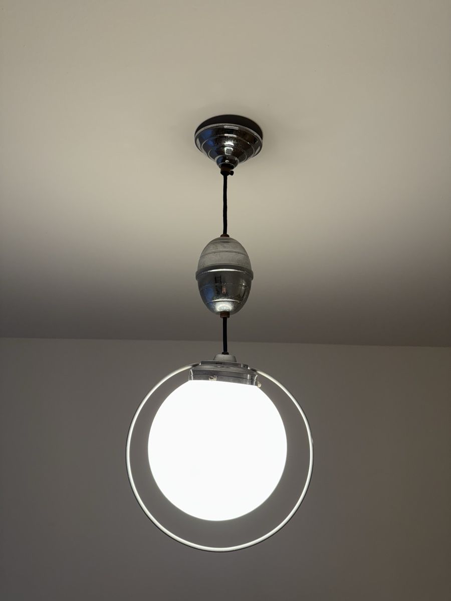 Lampadari & plafoniere: 2x Art Déco Deckenleuchten, höhenverstellbar – Usato da Bern venduto da tetraodonnie 6