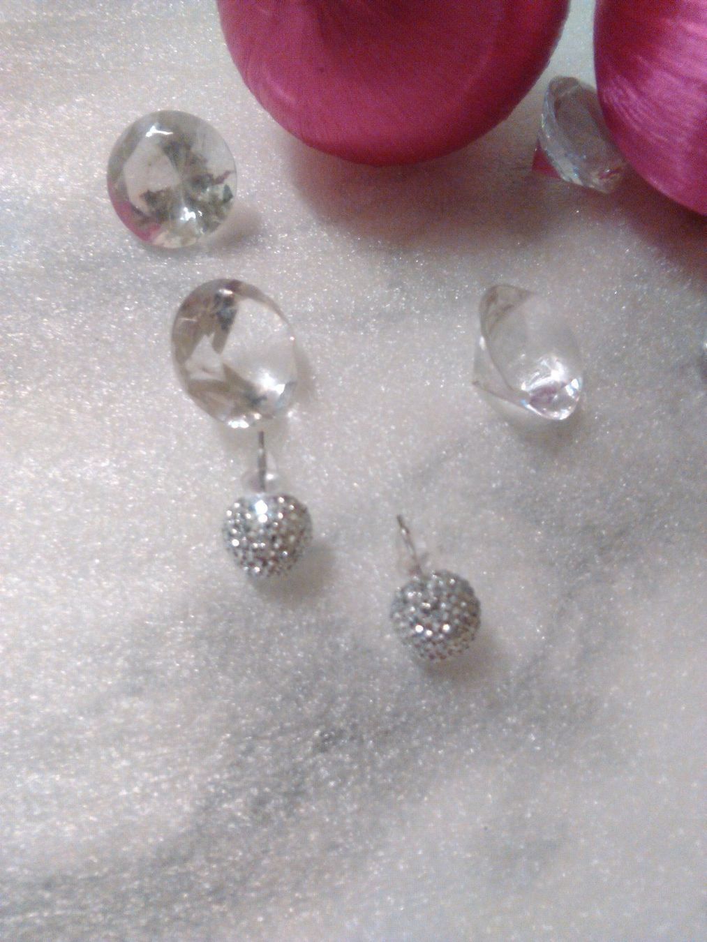 Boucles d'oreille: ohrringe mit echt kristall,glitzer – Neuf (Voir description) à Basel par bijoutrie_4