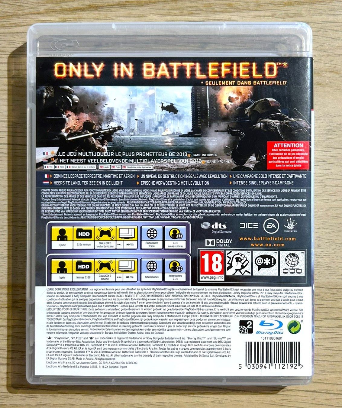Sony Giochi: Battlefield 4 PS3 – Usato da St. Gallen venduto da Alpine.Arcade 1