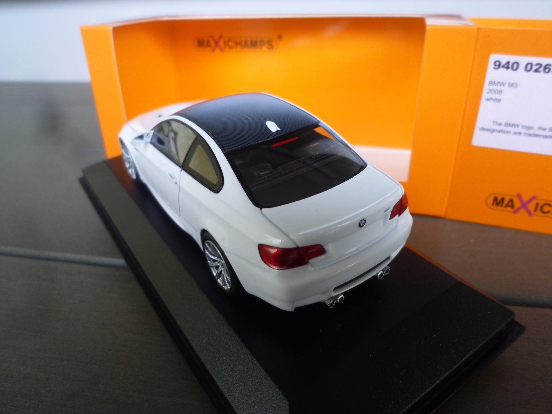 BMW Modellini d'auto: BMW M3 (2008) – Nuovo e nell'imballaggio originale da Flawil venduto da Imperiosud 3