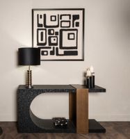 SALE ‼RICHMOND INTERIORS**Console Alexander Jones black/gold
