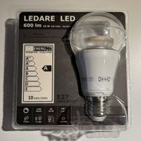 NEU | 4 Stück | LED | E27 600 lm 2700 K | IKEA LEDARE
