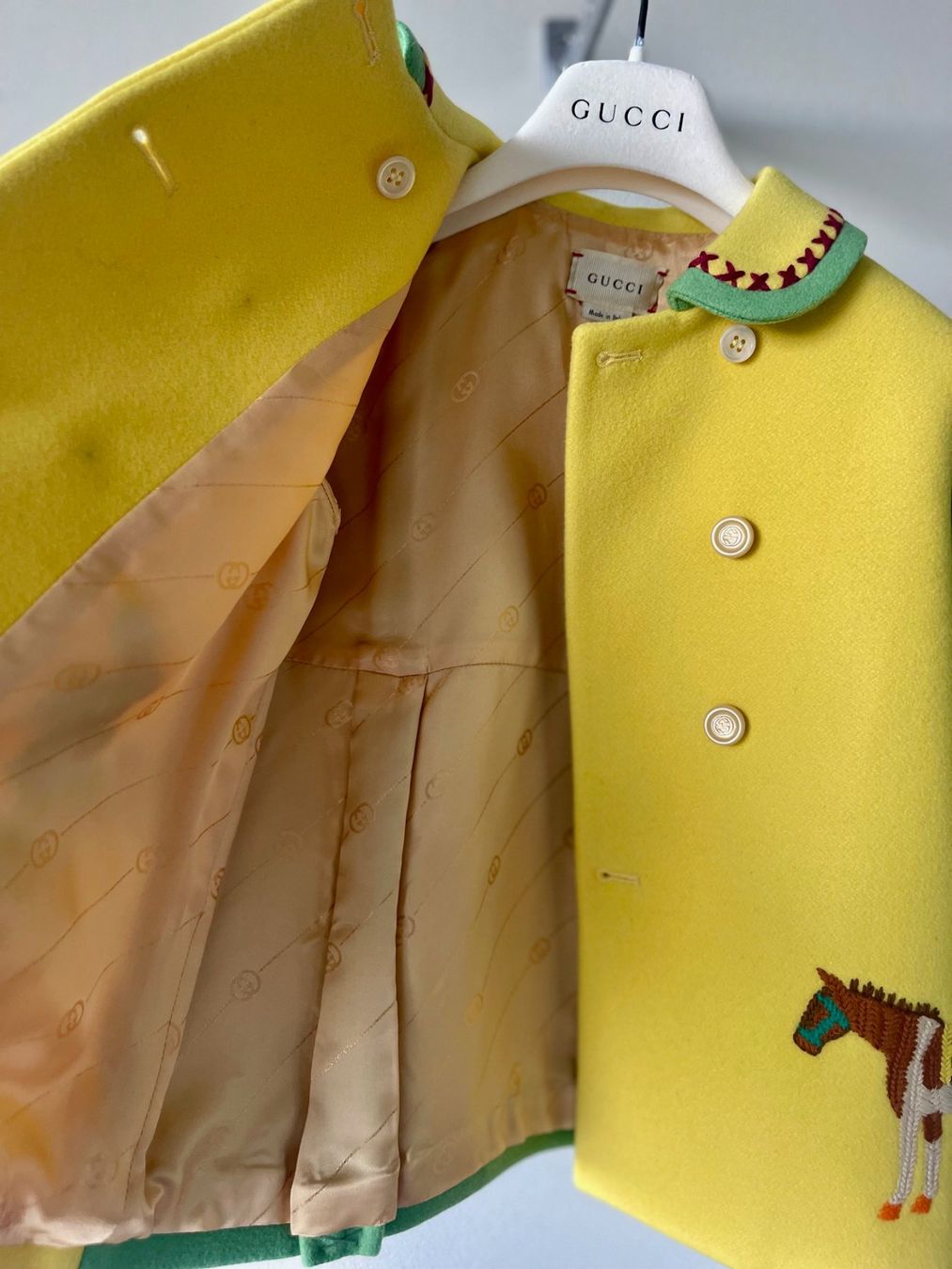 Gucci Giacche & Cappotti: GUCCI WOOL COAT with embroidery – Nuovo (secondo la descrizione) da Zug venduto da Cyberc99 1