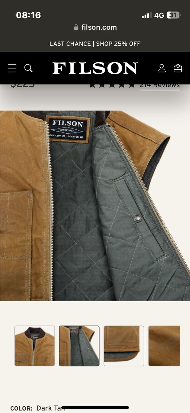Gilets & Westen: Absolut neuwertige Filson Weste/Jacket – Neu (gemäss Beschreibung) aus St.Gallen von  4