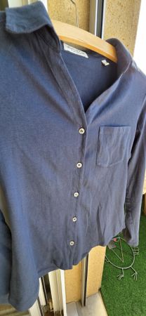 Tshirt manches longues bleu foncé Marc o polo XS