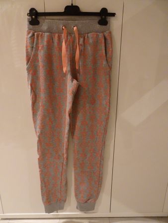 Esmara Trainerhose grau-orange Gr. XS - 231210