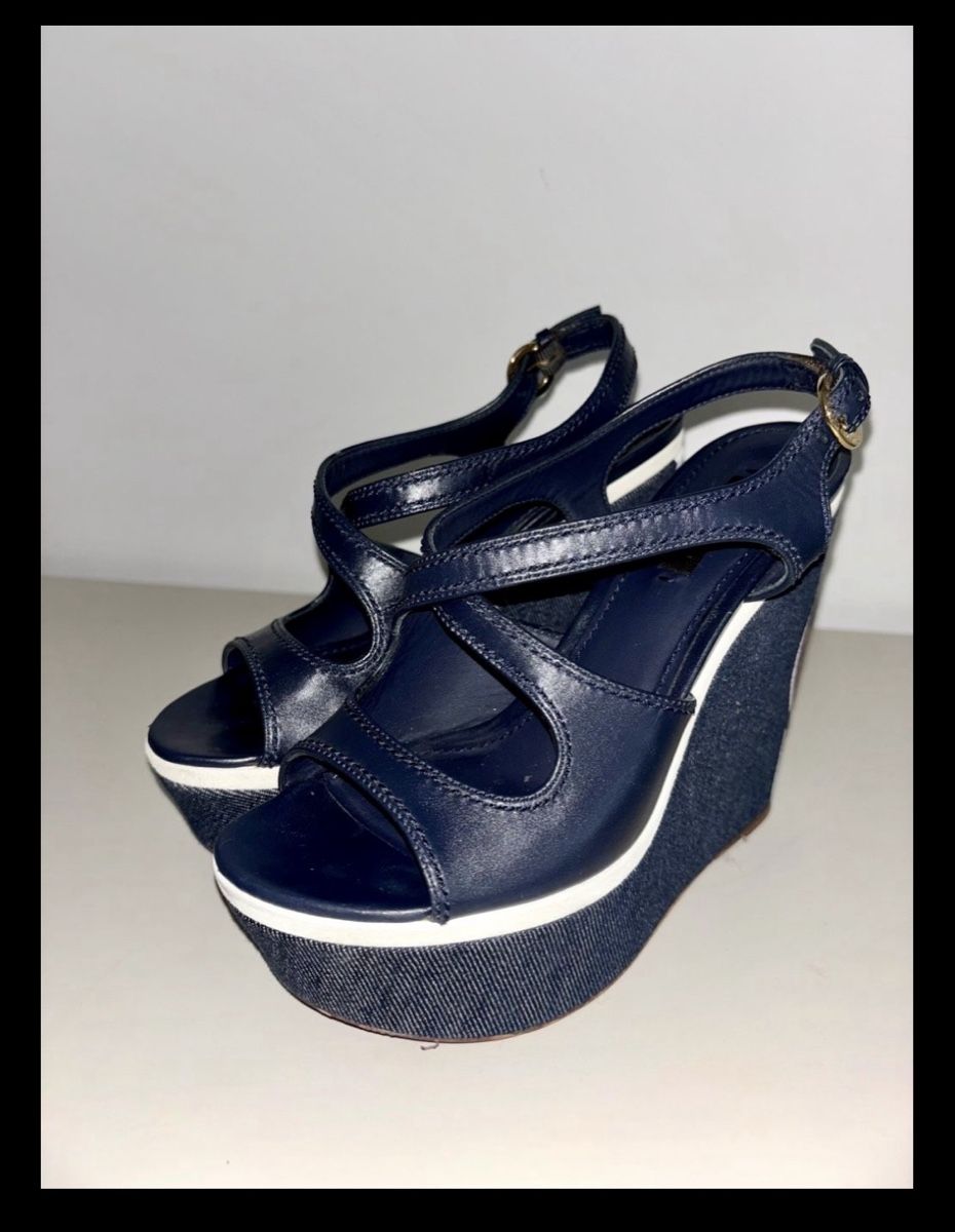 Louis Vuitton Scarpe da donna: Louis Vuitton Wedge-Sandalen 36.5 – Usato da Bern venduto da laila07 4