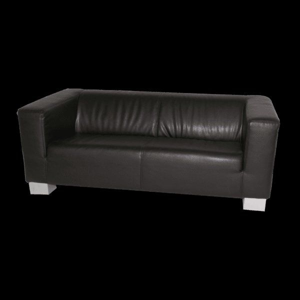 Sofas: Business 3er Sofa NEU - Kunstleder schwarz – Neu und originalverpackt aus Bremgarten AG von outdoorlounge
