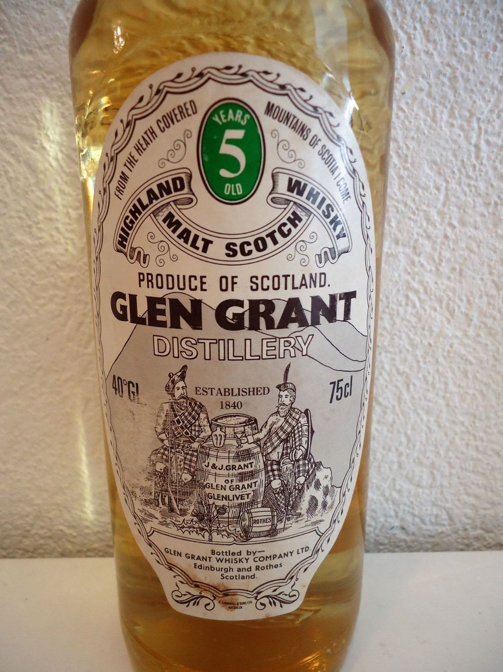 Glen Grant Spirituosen: Glen Grant Whisky Distilled 1971 – Neu und originalverpackt aus Elsau von Rumsammler 1