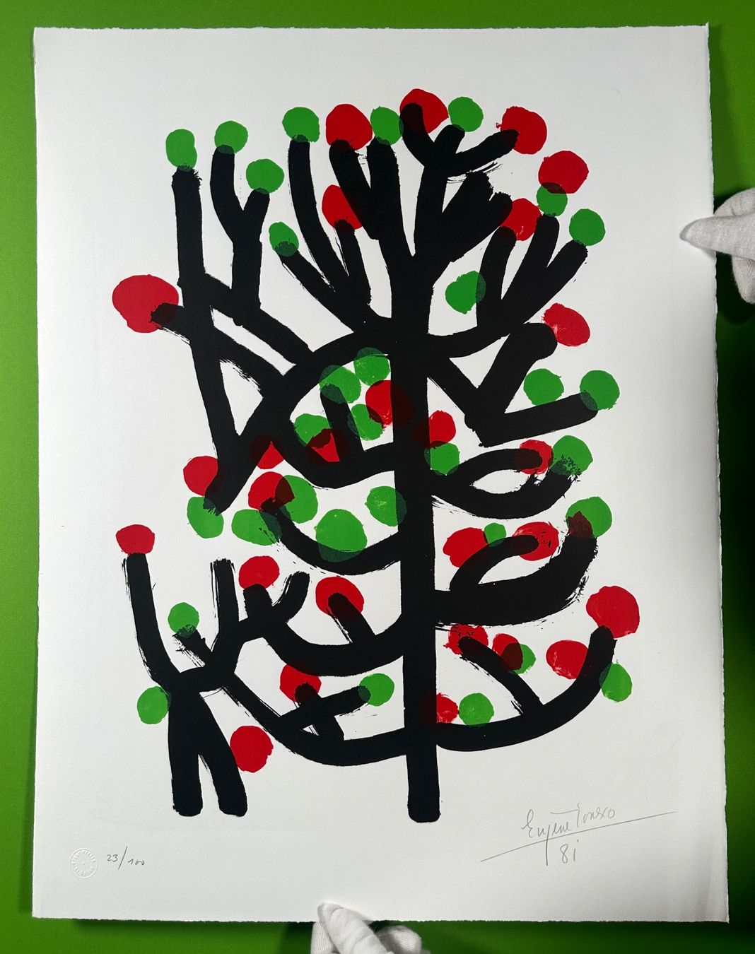 Grafiken & Lithographien: Eugène Ionesco grosse Lithographie – Gebraucht aus Horgen von eli_9xdn
