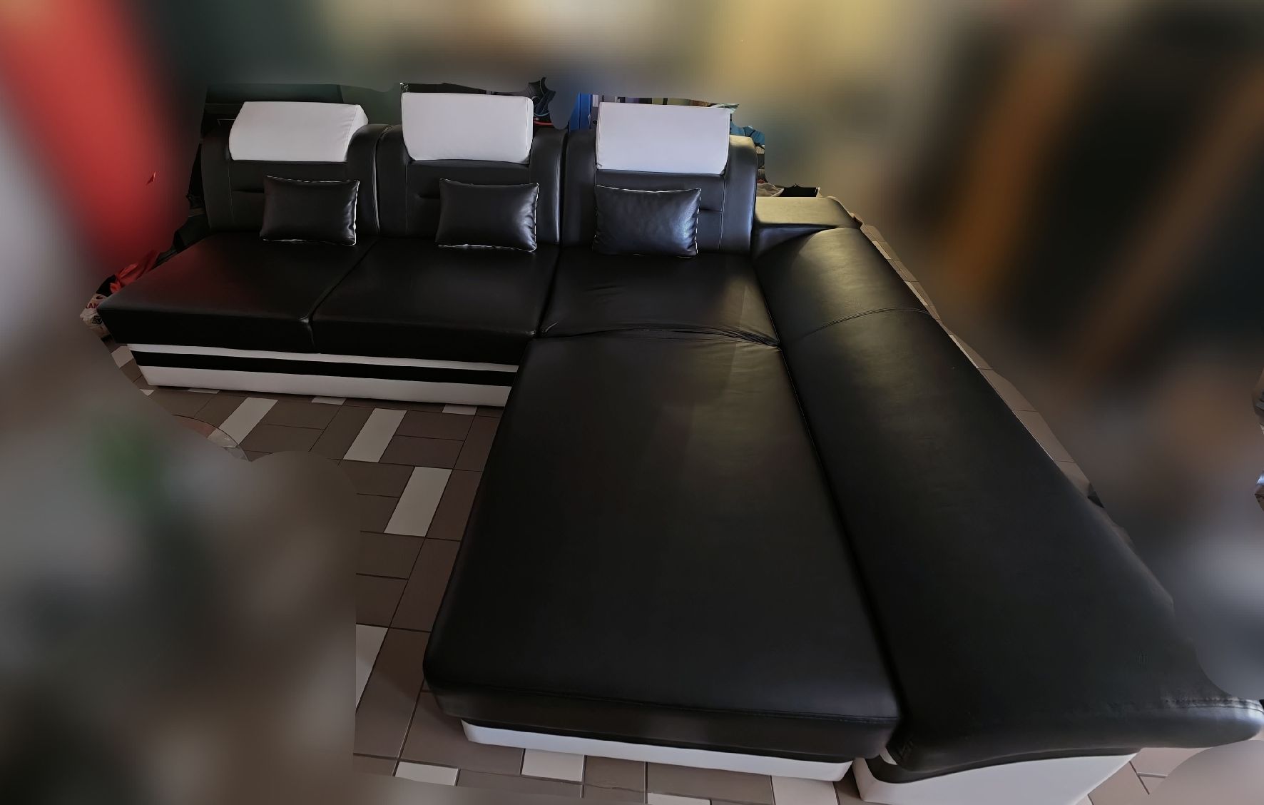 Divani: designer echt leder sofa – Usato da Schlieren venduto da Nemofisch