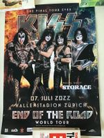 Kiss Konzert Plakat Poster Zürich End Of The Road Storace