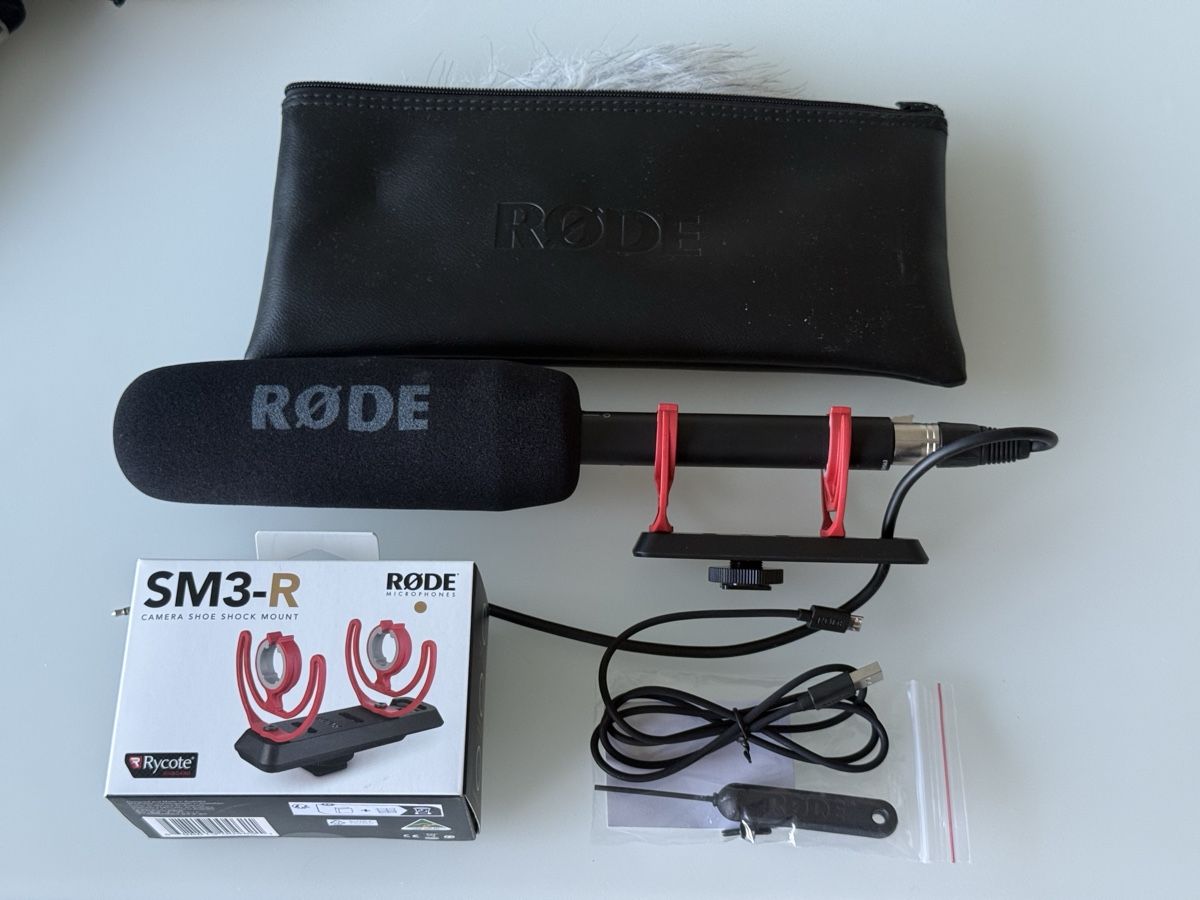 Røde Microfoni: Rode NTG4+ with SM3-R Camera Shoe Shock Mount & XLR Cable – Usato da Basel venduto da FrozenFire