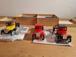 2 Kovap Modellautos Bausätze Blech Oldtimer Feuerwehr LKW