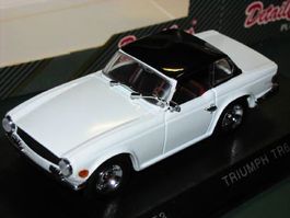 Triumph TR 6 1969 Hard Top weiss * Detail Cars 1:43