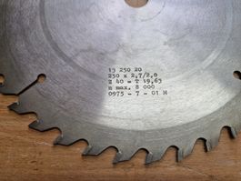 Sägeblatt D 250
