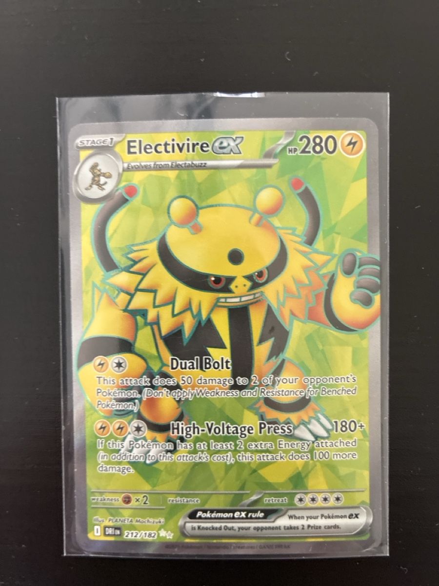 Pokémon Sammelbilder & Trading cards: Electivire EX - Pokémon Karte - Destined Rivals - Full Art – Neu und originalverpackt aus Schlieren von mutschellen8
