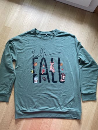 Damen-Sweatshirt mit Herbst-Motiv, Grösse S