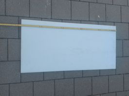 Schneidebrett weiss Kunststoff 97cm x 48cm x 2cm