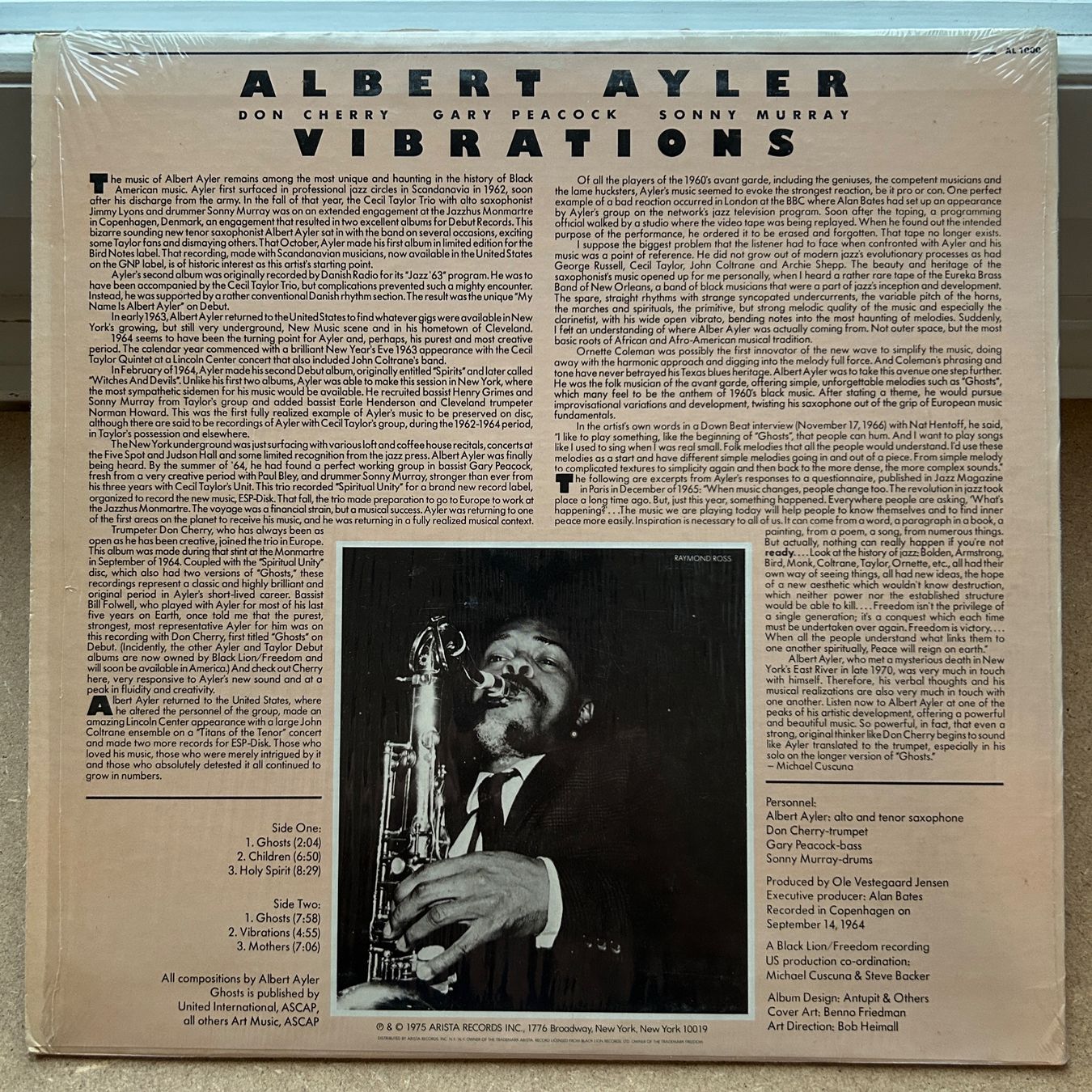 Dischi in vinile: Albert Ayler - Vibrations -  LP – Usato da Lausanne venduto da Pask1 1