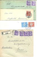 Alte Brief 7 Kt.TG 1 Charge Kreuzlingen Wagenhausen (Briefe)