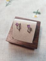 NEW - S925 Amethyst Earrings