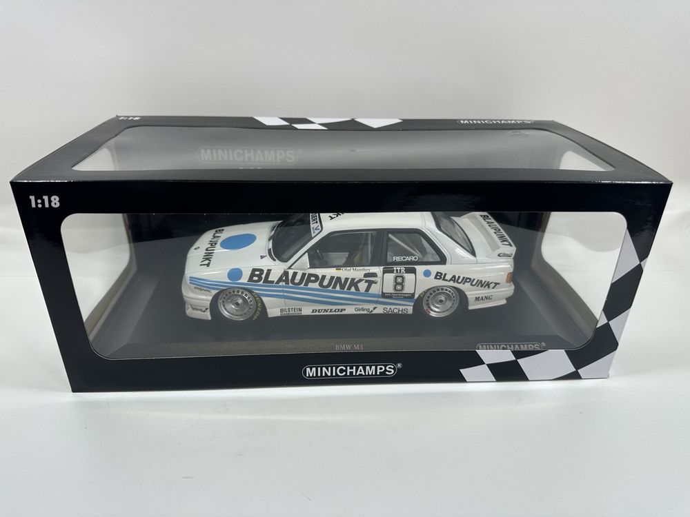 BMW M3 (E30) 1:18 DTM, Olaf Manthey, limitiert, MINICHAMPS (Neu und ...