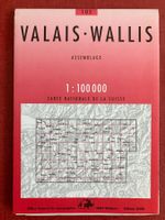 Landkarte VALAIS - WALLIS 1:100’000