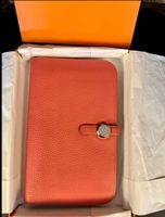 Hermès Classic Geldbörse Dogon aus Togo-Leder in Rose Azalee
