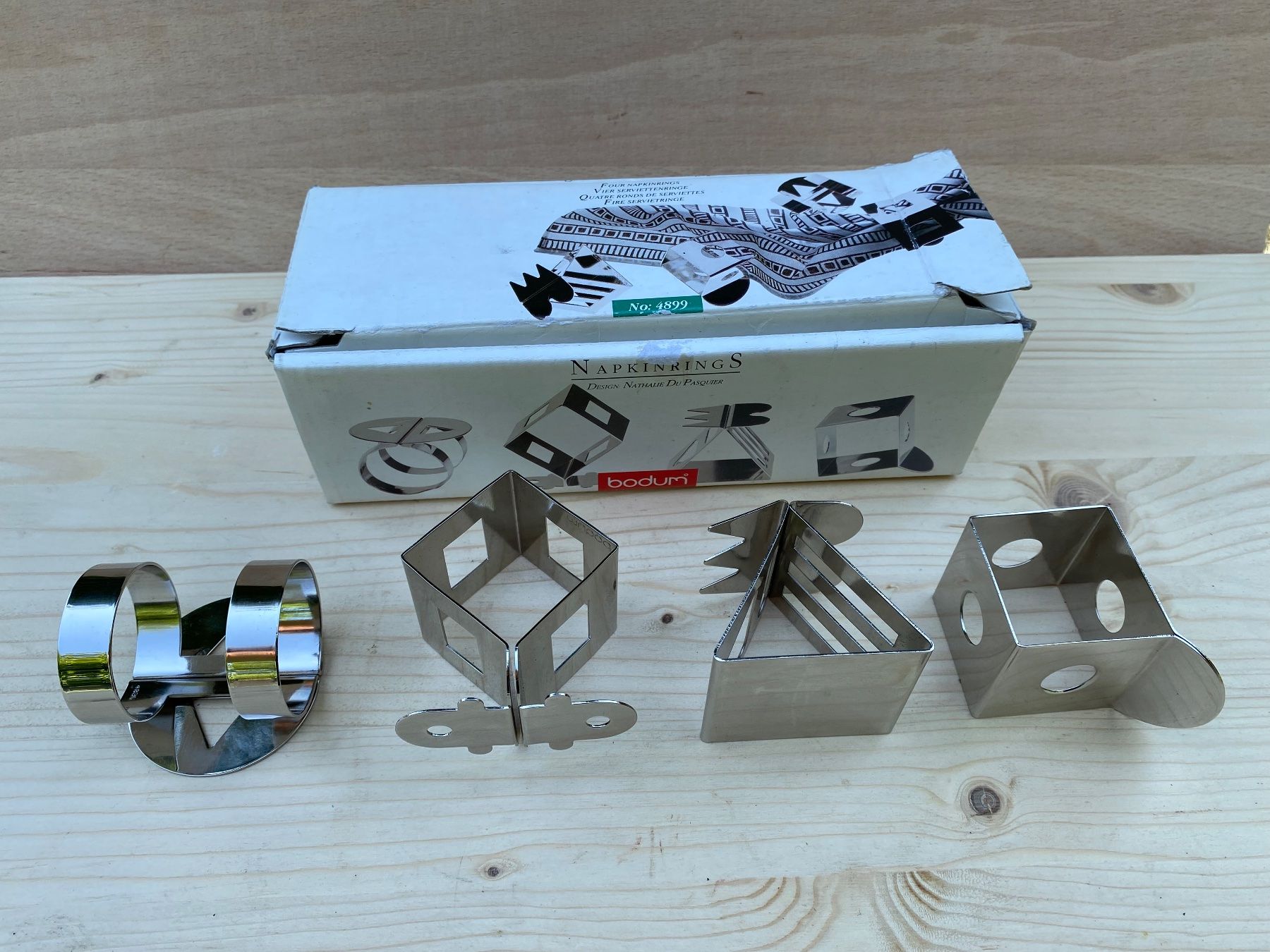 Bodum Sonstige Dekorationen & Accessoires: 4 schöne Vintage Bodum Serviettenringe – Gebraucht aus Feldbach von Olive1 4